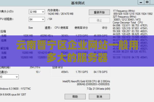 云南晋宁区企业网站一般用多大的服务器