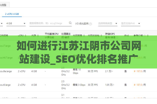 如何进行江苏江阴市公司网站建设_SEO优化排名推广