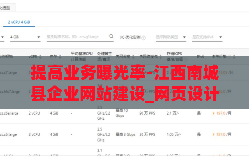提高业务曝光率-江西南城县企业网站建设_网页设计制作