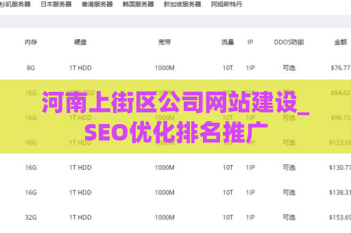 河南上街区公司网站建设_SEO优化排名推广
