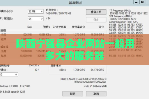 陕西宁强县企业网站一般用多大的服务器