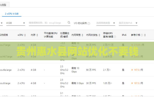 贵州惠水县网站优化不要钱
