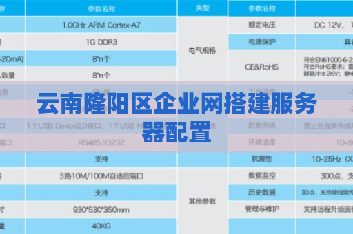 云南隆阳区企业网搭建服务器配置